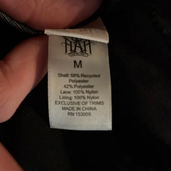 We are HAH! | NWoT medium | leopard print true wrap midi dress w/black lace - Picture 3 of 14